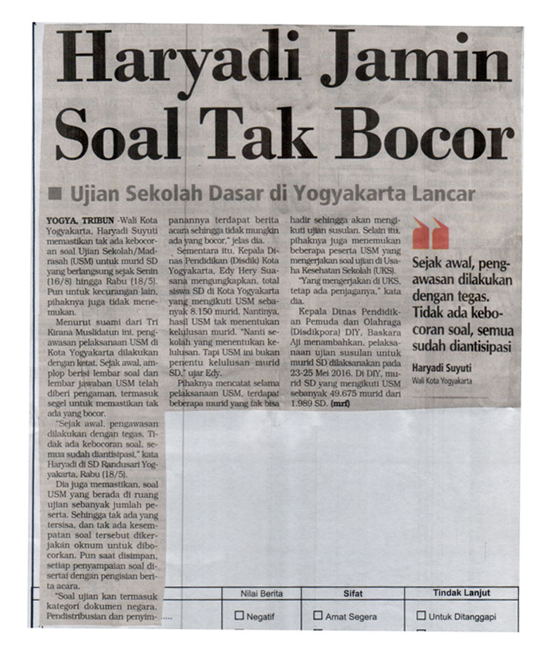 Kliping jogja terbaru